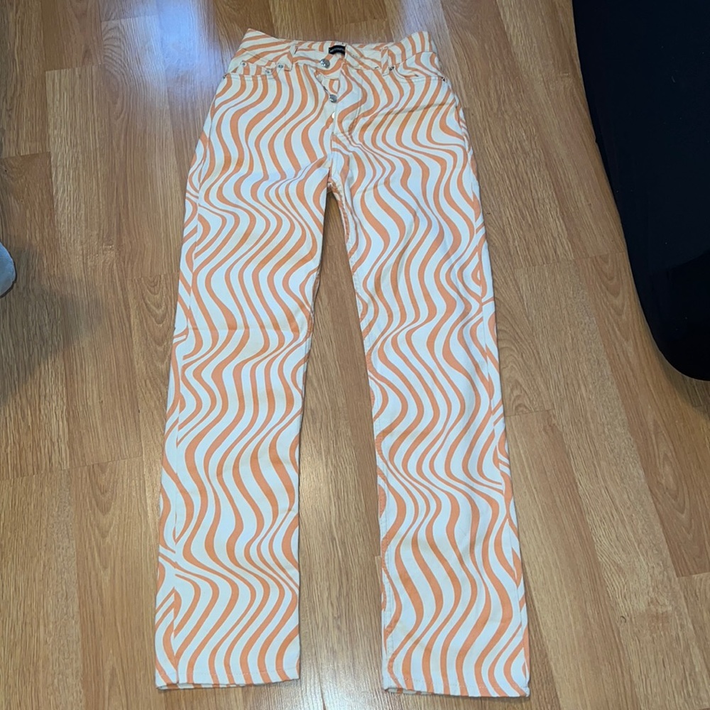 Pretty Little Thing Swirl Jeans